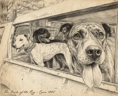 Pencil sketch pet portrait art